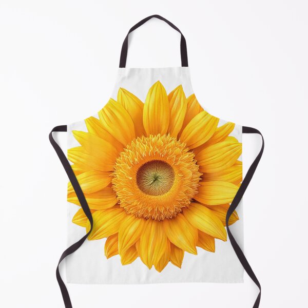 Aperçu de l'œuvre Tournesol unique – Illustration florale jaune vif créée et vendue par PieNouk.