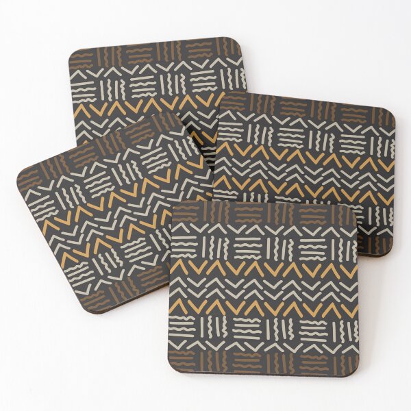 Item preview, Authentic Bogolan Pattern - Tribal Art of Mali designed and sold by Wolagno.
