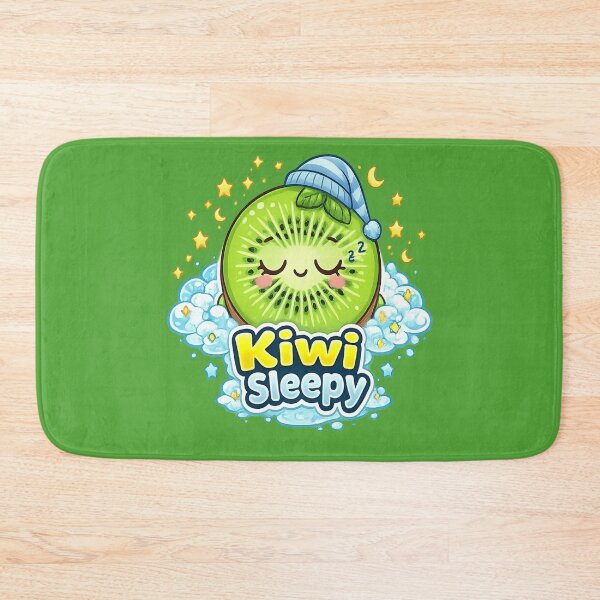 Item preview, Sleepy Kiwi – Sleepy kawaii Kiwi | Cute Sleepy Kiwi Kawaii Design designed and sold by apanoracar.