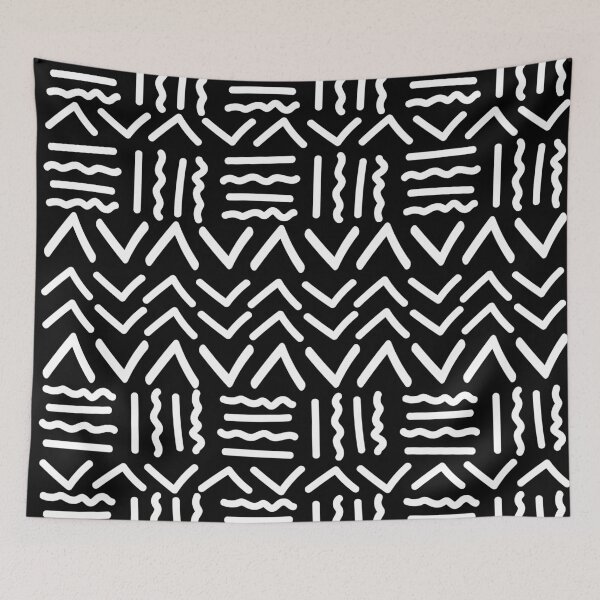 Item preview, Authentic Bogolan Pattern - Tribal Art of Mali designed and sold by Wolagno.