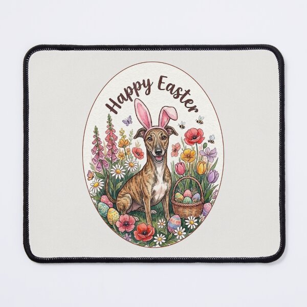 Item preview, Funny Greyhound Happy Easter Egg Bunny Mom Dad Kids designed and sold by FurryHavenPH.