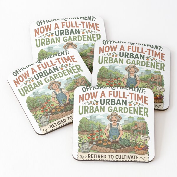 Item preview, Official Retired Urban Gardener 2026 | Funny Retirement Gardening Gift designed and sold by FarDesign.
