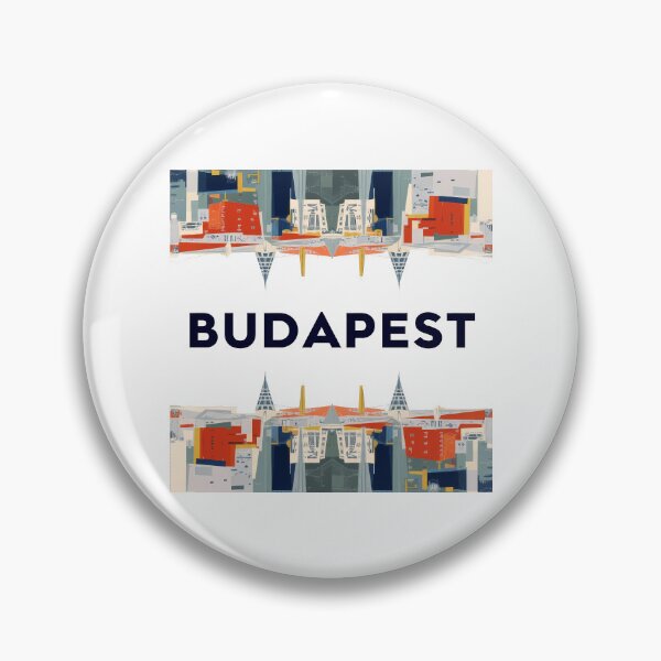 Item preview, Budapest Art Print — Constructivist Europe Travel Poster designed and sold by OzzFrequency.