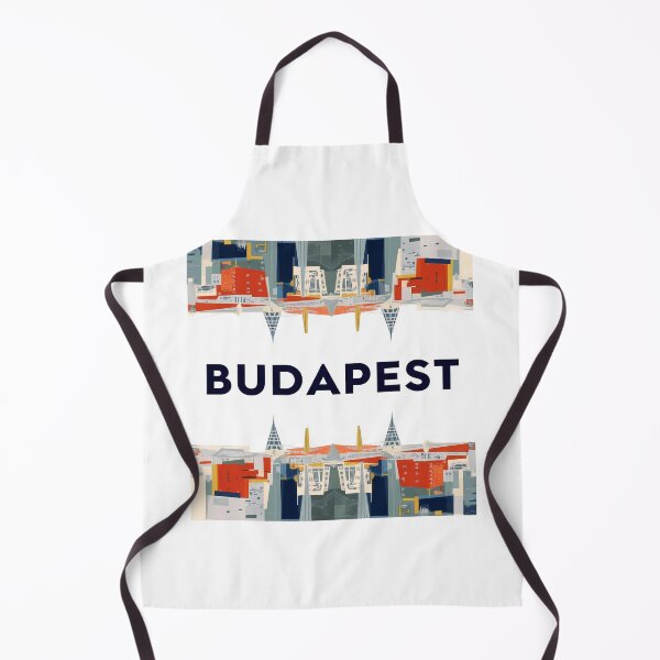 Item preview, Budapest Art Print — Constructivist Europe Travel Poster designed and sold by OzzFrequency.