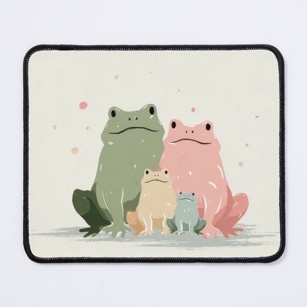 Item preview, Colorful frogs gather in a group designed and sold by anytka.