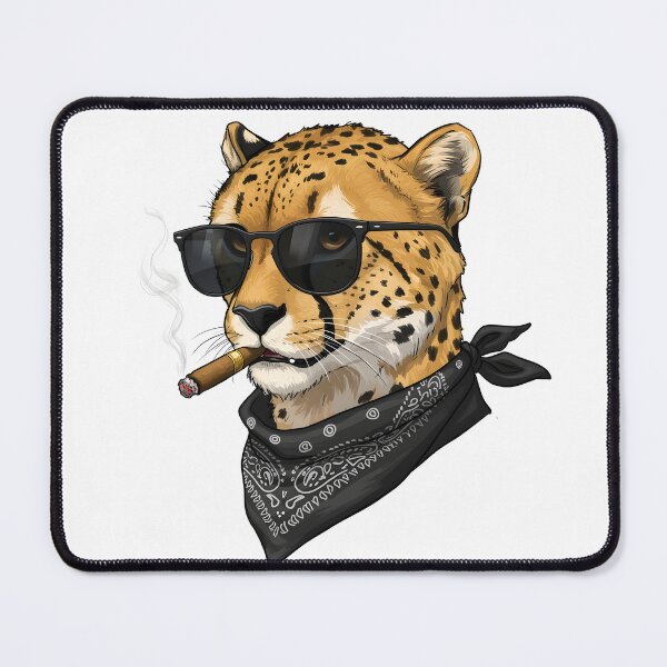 Item preview, Hip Hop Cheetah With Sunglasses Cigar designed and sold by JazzDynamo.
