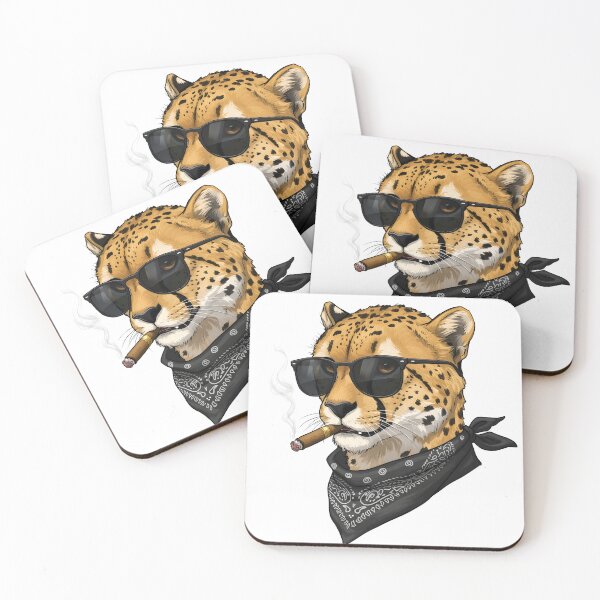 Item preview, Hip Hop Cheetah With Sunglasses Cigar designed and sold by JazzDynamo.