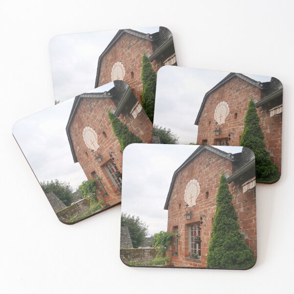 Item preview, Red Sandstone Building with Scallop Shell and Iron Lantern designed and sold by Kainicram.