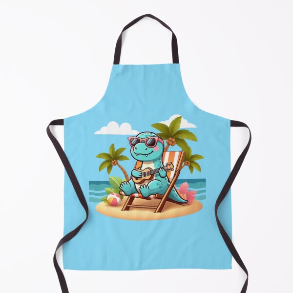Item preview, Tropical Dino – Ukulele Beach Design designed and sold by Dogandesighn.