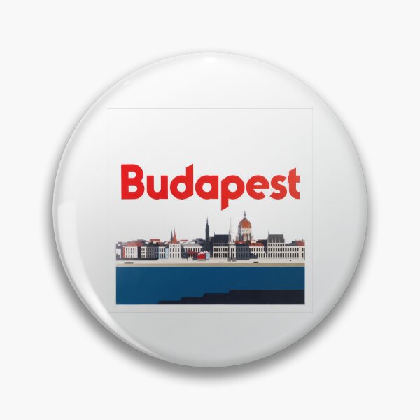 Item preview, Budapest Art Print — Constructivist Europe Travel Poster designed and sold by OzzFrequency.