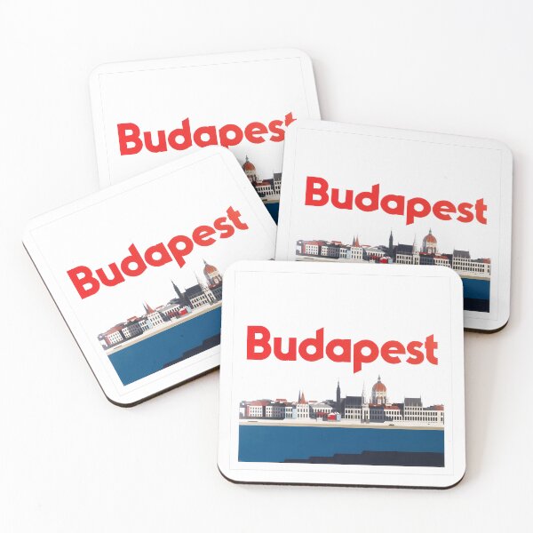 Item preview, Budapest Art Print — Constructivist Europe Travel Poster designed and sold by OzzFrequency.