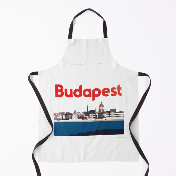 Item preview, Budapest Art Print — Constructivist Europe Travel Poster designed and sold by OzzFrequency.