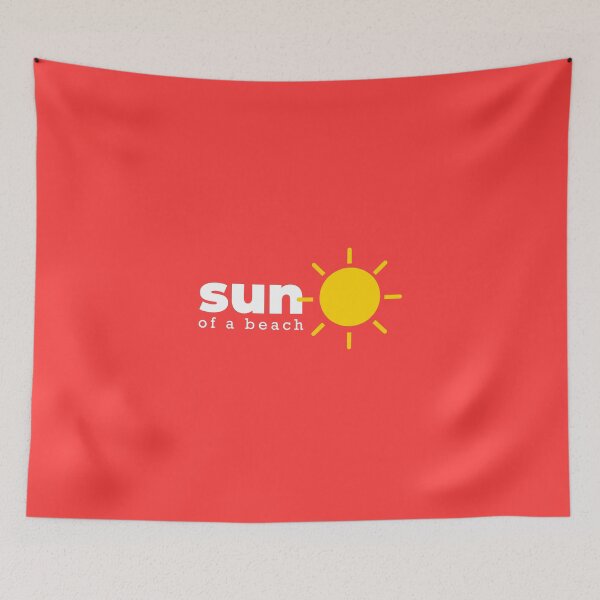 Item preview, Sun of a Beach Funny Summer Pun – Tropical Humor Design designed and sold by Viral-Xtudio.