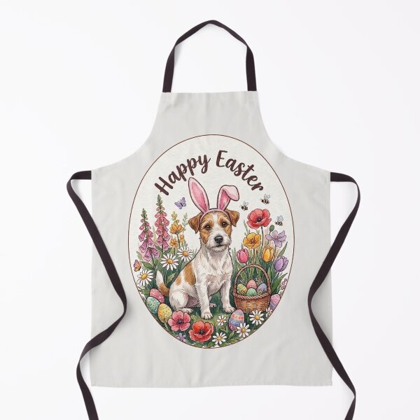 Item preview, Funny Jack Russell Happy Easter Egg Bunny Mom Dad Kids designed and sold by FurryHavenPH.