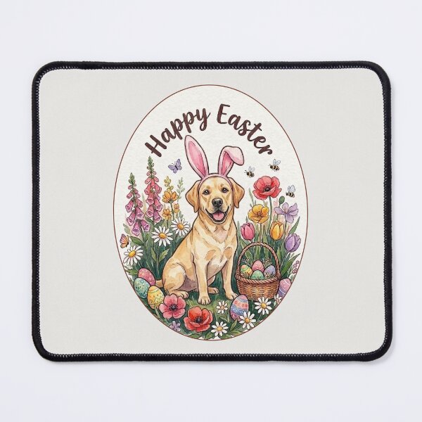 Item preview, Funny Labrador Happy Easter Egg Bunny Mom Dad Kids designed and sold by FurryHavenPH.