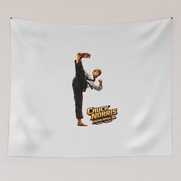 Item preview, Chuck Norris Legend Never Die - Polly Pixel Art designed and sold by Simmetrika.