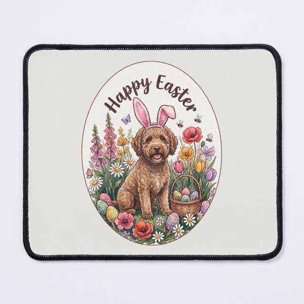 Item preview, Funny Lagotto Romagnolo Happy Easter Egg Bunny Mom Dad Kids designed and sold by FurryHavenPH.
