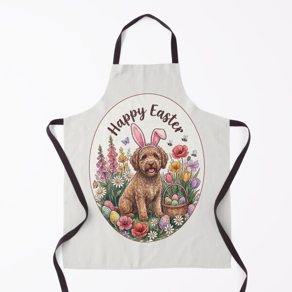 Item preview, Funny Lagotto Romagnolo Happy Easter Egg Bunny Mom Dad Kids designed and sold by FurryHavenPH.