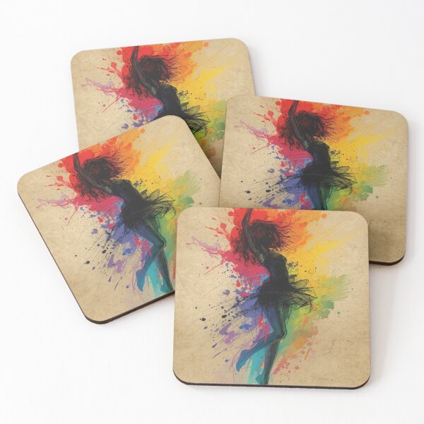 Item preview, Expressive Abstract Dance Silhouette designed and sold by MarselArt.