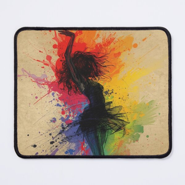Item preview, Expressive Abstract Dance Silhouette designed and sold by MarselArt.