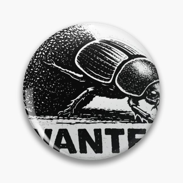 Item preview, Dung Beetle WANTED Shirt Funny Insect Tee Scarab Beetle Graphic Nature Conservation Bug Lover Gift designed and sold by Japanese Bug Hunter.