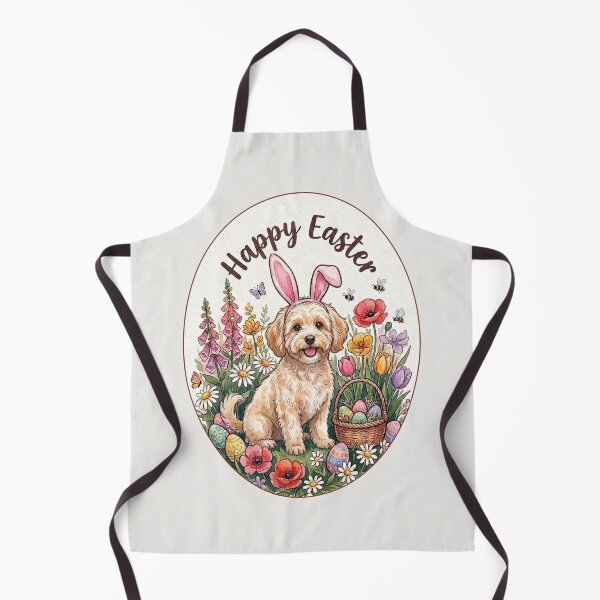 Item preview, Funny Maltipoo Happy Easter Egg Bunny Mom Dad Kids designed and sold by FurryHavenPH.