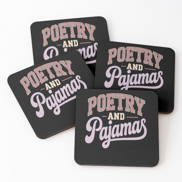 Item preview, Poetry and Pajamas - Cozy Literary - cozy reader - Pajama day - Weekend lover designed and sold by JansenGS.