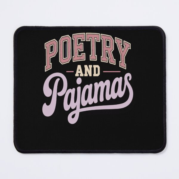 Item preview, Poetry and Pajamas - Cozy Literary - cozy reader - Pajama day - Weekend lover designed and sold by JansenGS.