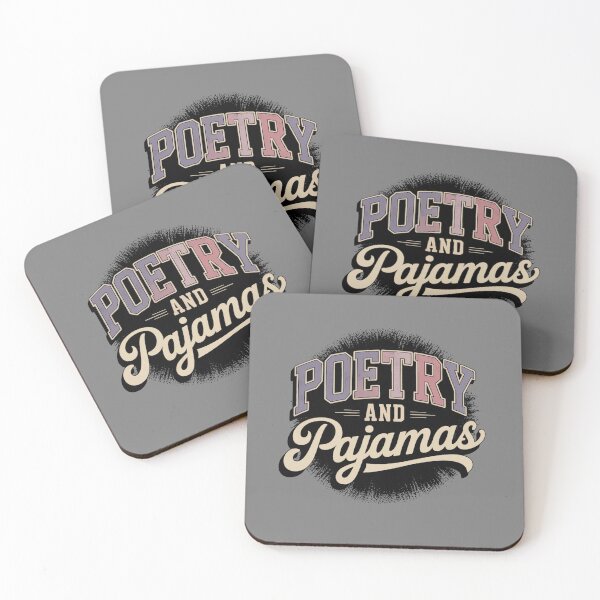 Item preview, Poetry and Pajamas - Cozy Literary - cozy reader - Pajama day - Weekend lover designed and sold by JansenGS.