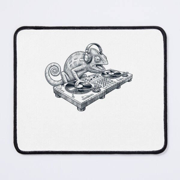 Item preview, Vintage Retro Chameleon DJ Animal Music Lover designed and sold by TerryConnells.