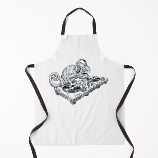 Item preview, Vintage Retro Chameleon DJ Animal Music Lover designed and sold by TerryConnells.