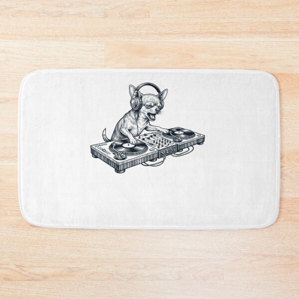 Item preview, Vintage Retro Chihuahua DJ Dog Mom Dad Music Lover designed and sold by TerryConnells.