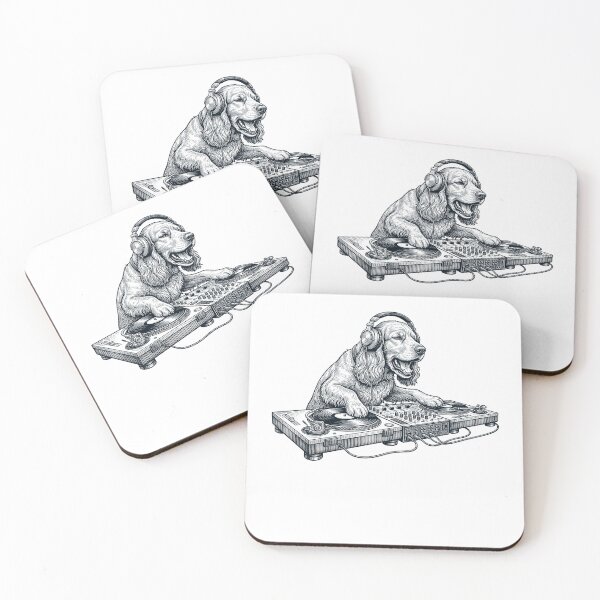 Item preview, Vintage Retro Cocker Spaniel DJ Dog Mom Dad Music Lover designed and sold by TerryConnells.