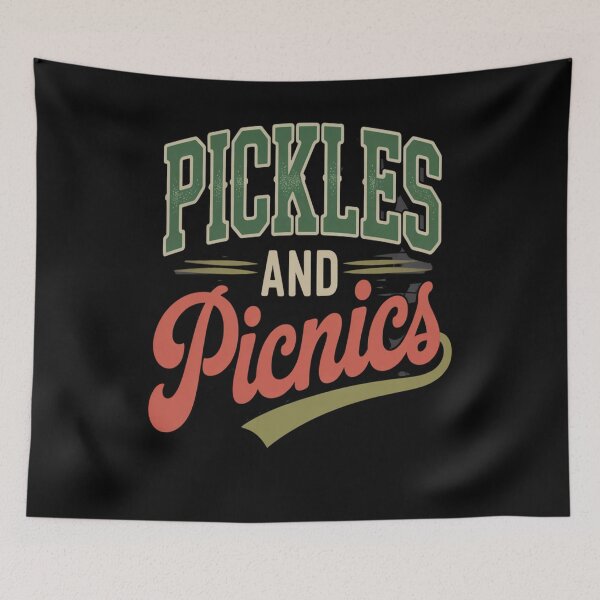 Item preview, Pickles and Picnics  - Quirky Summer - retro food - Picnic core - pickle lover designed and sold by JansenGS.