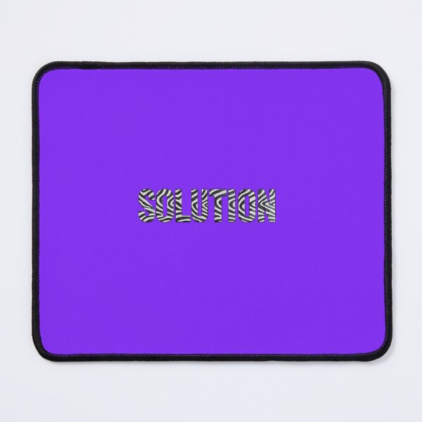 Item preview, Bold Zebra Print “Solution” Typography designed and sold by annenambiro.