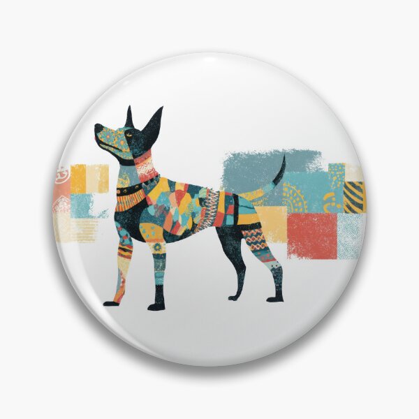 Item preview, Colorful dog with patterns in design designed and sold by anytka.