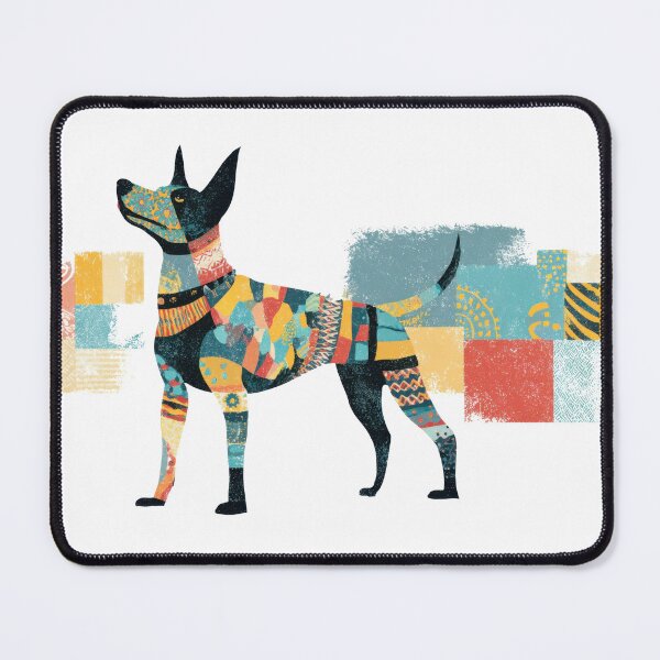 Item preview, Colorful dog with patterns in design designed and sold by anytka.
