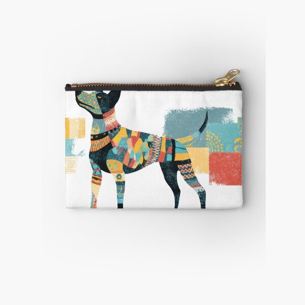 Item preview, Colorful dog with patterns in design designed and sold by anytka.