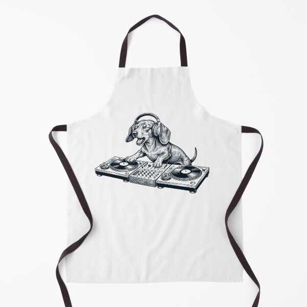 Item preview, Vintage Retro Dachshund DJ Dog Mom Dad Music Lover designed and sold by TerryConnells.