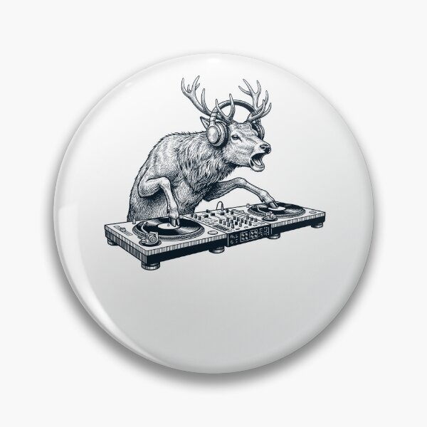 Item preview, Vintage Retro Deer DJ Animal Music Lover designed and sold by TerryConnells.