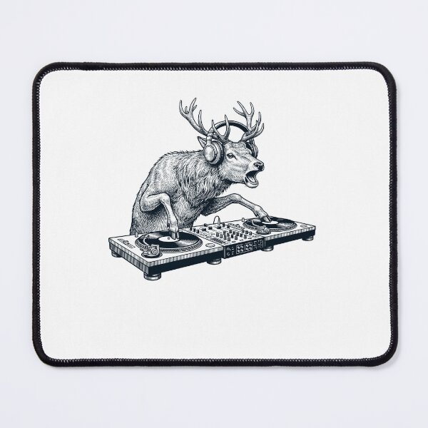 Item preview, Vintage Retro Deer DJ Animal Music Lover designed and sold by TerryConnells.