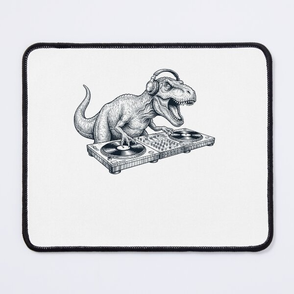 Item preview, Vintage Retro Dinosaur DJ Animal Music Lover designed and sold by TerryConnells.