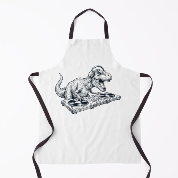 Item preview, Vintage Retro Dinosaur DJ Animal Music Lover designed and sold by TerryConnells.
