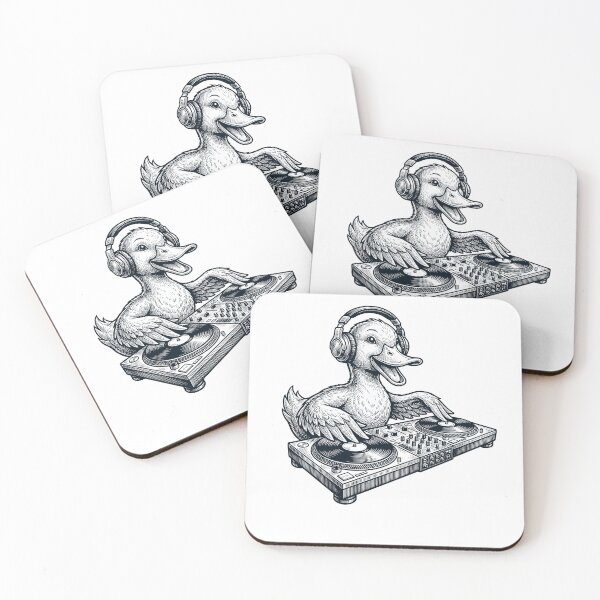 Item preview, Vintage Retro Duck DJ Animal Music Lover designed and sold by TerryConnells.