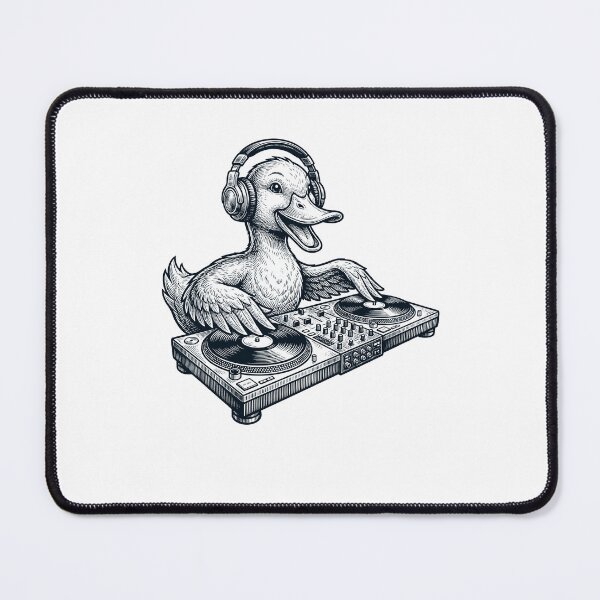 Item preview, Vintage Retro Duck DJ Animal Music Lover designed and sold by TerryConnells.