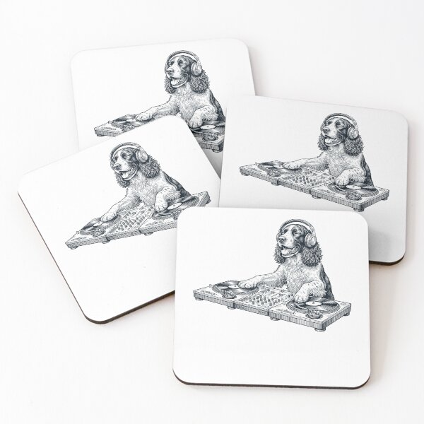 Item preview, Vintage Retro English Springer Spaniel DJ Dog Mom Dad Music Lover designed and sold by TerryConnells.