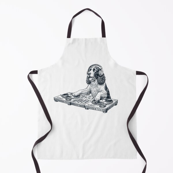 Item preview, Vintage Retro English Springer Spaniel DJ Dog Mom Dad Music Lover designed and sold by TerryConnells.