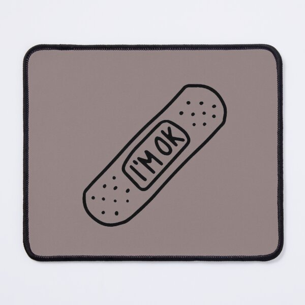 Item preview, I’m OK Bandage Minimalist Design designed and sold by ZeloraArt.
