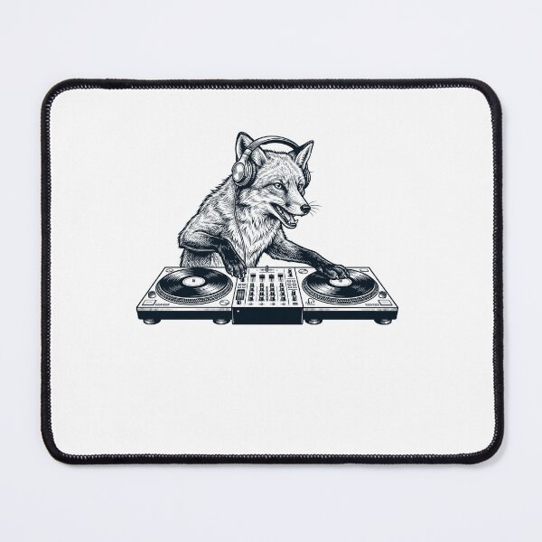 Item preview, Vintage Retro Fox DJ Animal Music Lover designed and sold by TerryConnells.