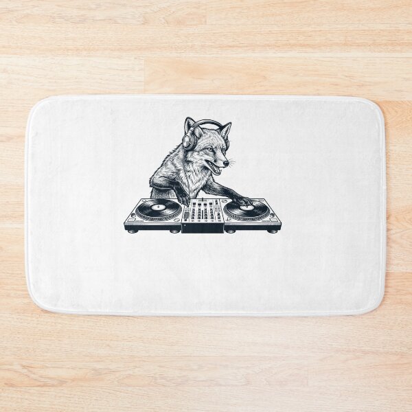 Item preview, Vintage Retro Fox DJ Animal Music Lover designed and sold by TerryConnells.
